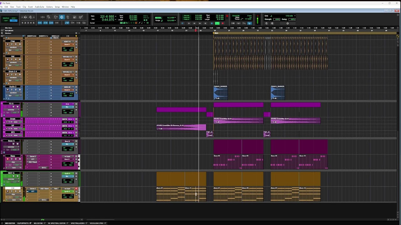 Tuning Vocals example