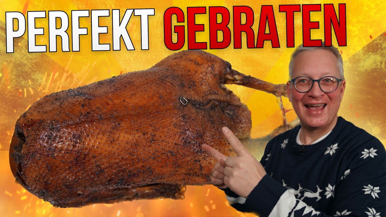 Knusprig und saftig: Gänsebraten Niedertemperatur zubereiten