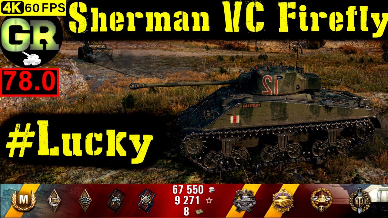 78_World of Tanks Sherman VC Firefly WoT Replay - 11 Kills 2.7K DMG(Patch 1.4.0)