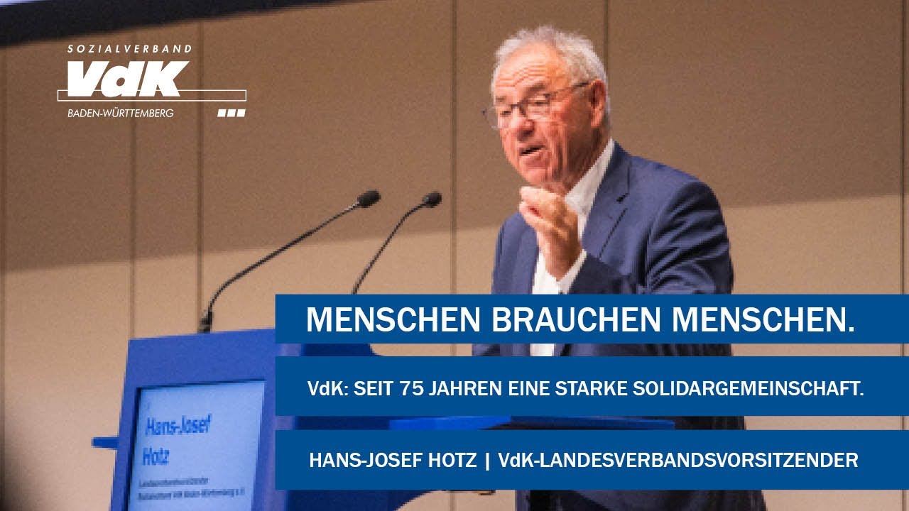 "Einsamkeit geht uns alle an" – Rede von Hans-Josef-Hotz 2025