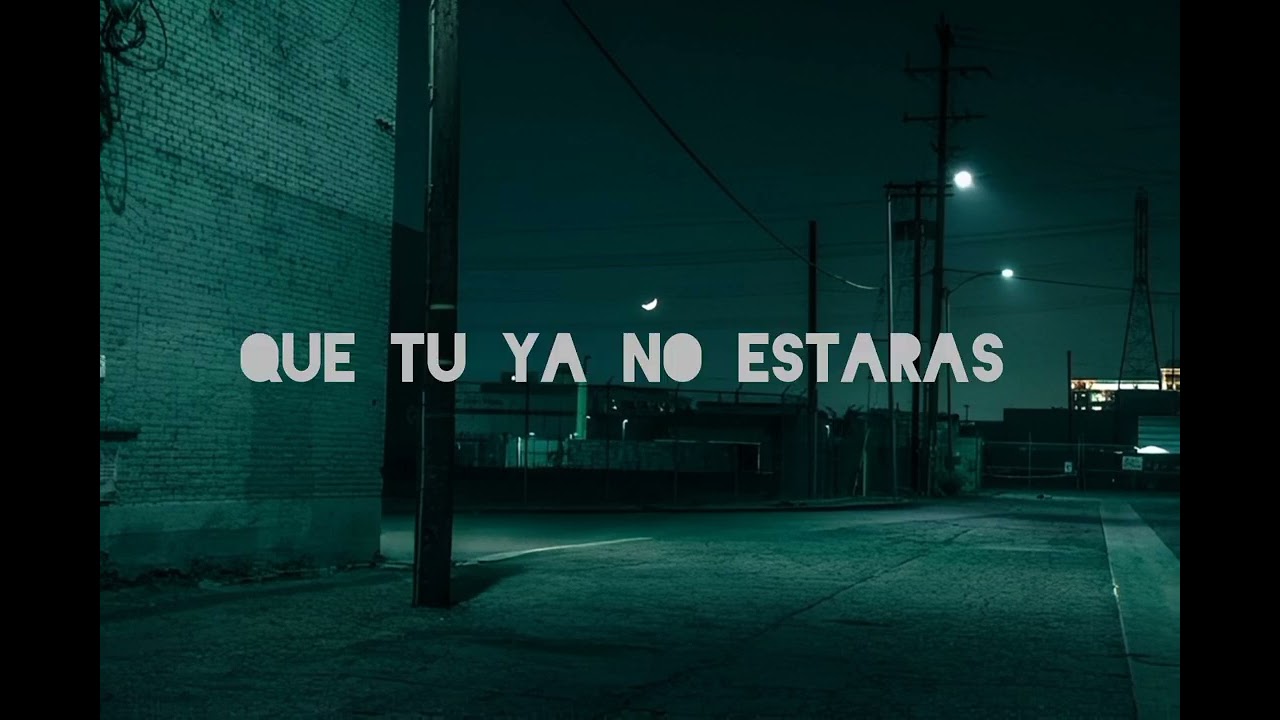 UNDERGROUND PALACE - No Tienes Que Llorar (lyrics video) 