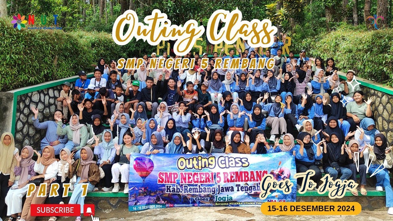 Outing Class SMPN 5 REMBANG Goes To Jogja l part 1