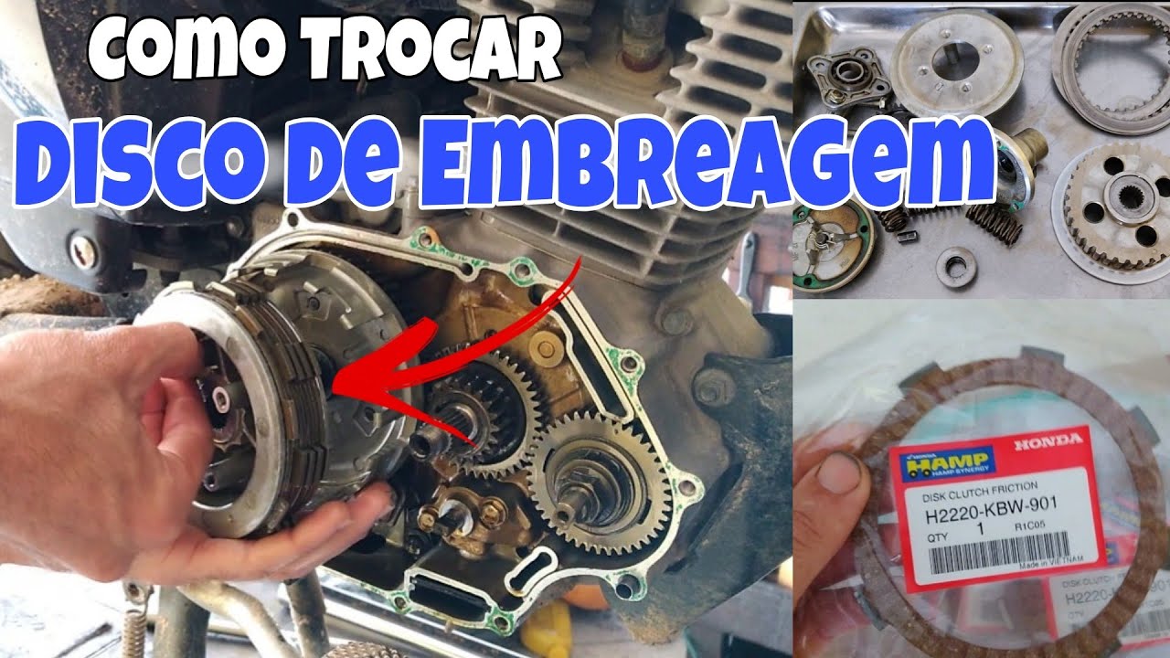 COMO TROCAR DISCO DE EMBREAGEM DA FAN 150💥 #mecanica #motos