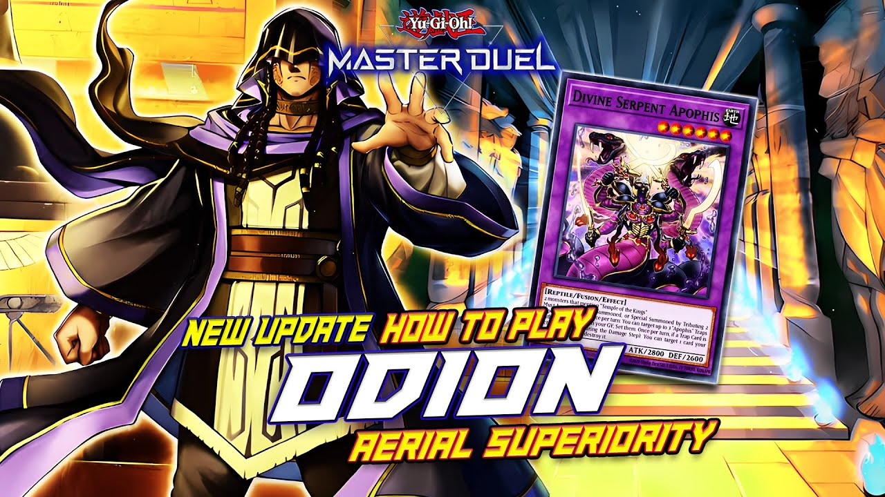 MASTER DUEL - HOW TO PLAY! ODION DECK WITH NEW UPDATE DEC 2025 - MONSTER TRAP COMBO