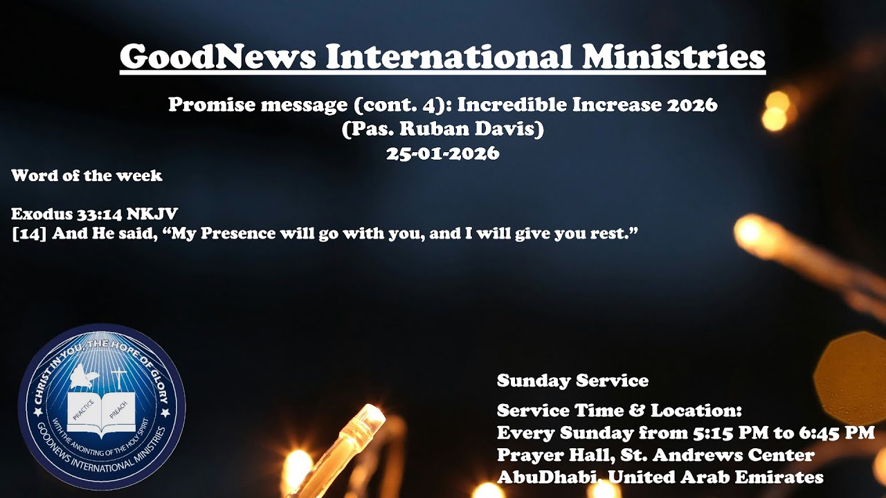 Promise message (cont. 4): Incredible Increase 2026