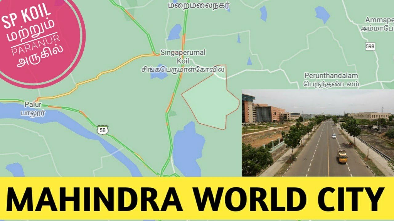 MAHINDRA WORLD CITY - ஒரு பார்வை | #SPKOIL #PARANUR TOLLGATE அருகில் #CHENGALPET | MOTOVLOG