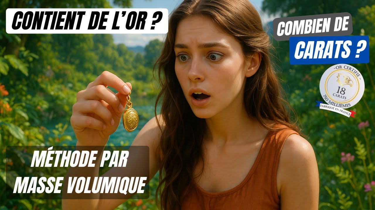 💍RECONNAÎTRE UN VRAI BIJOU EN OR (18 carats, 750‰) MASSE VOLUMIQUE, physique chimie, 2nd, 5e, 4e, 3e