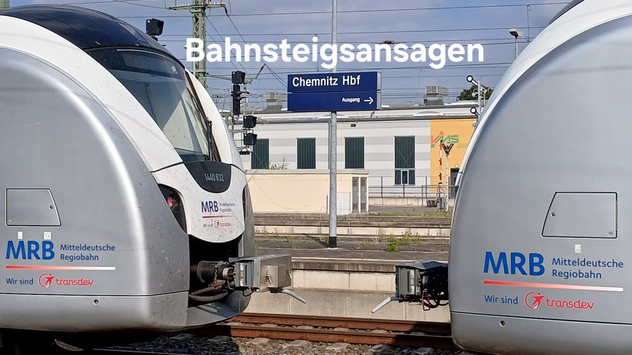 Bahnsteigansagen (Heiko Grauel/Rachel) Chemnitz Hbf