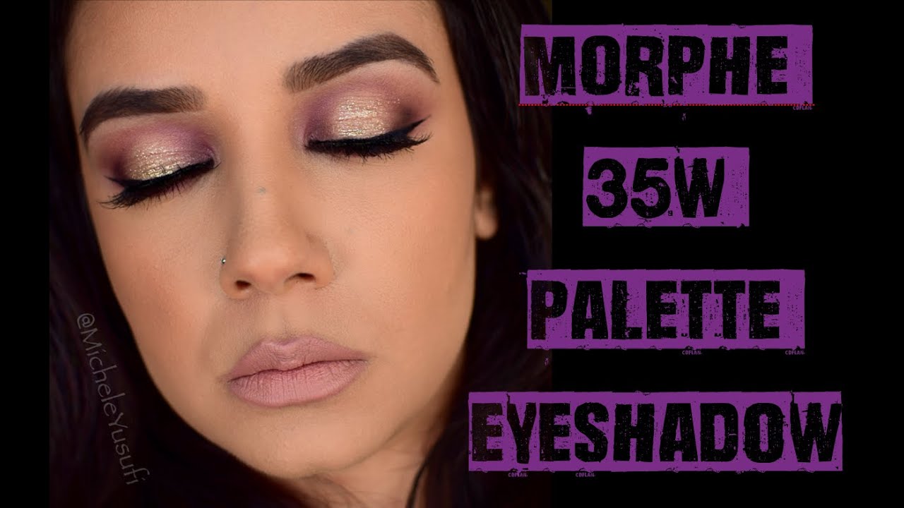 How To: ♥︎ Morphe 35w Purple and Gold Eyeshadow Look ♥︎