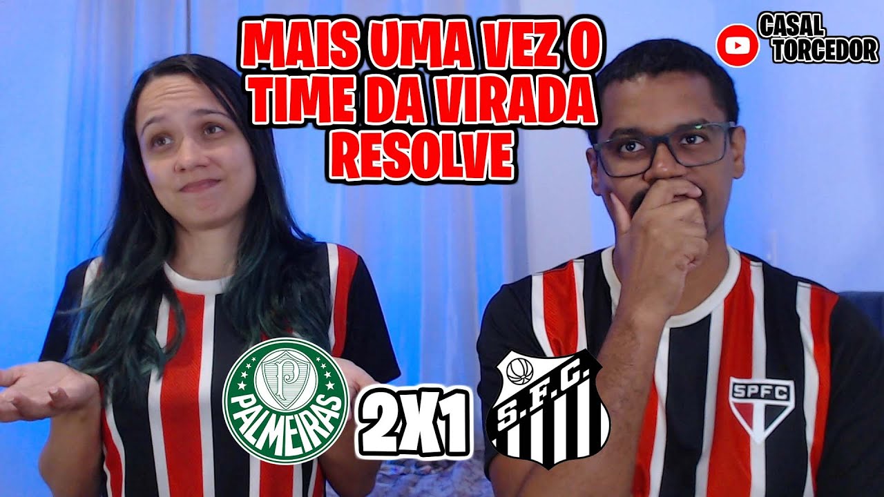 REACT PALMEIRAS 2 X 0 SANTOS - PALMEIRAS TRICAMPEÃO PAULISTA, ABEL FERREIRA FAZ HISTORIA!