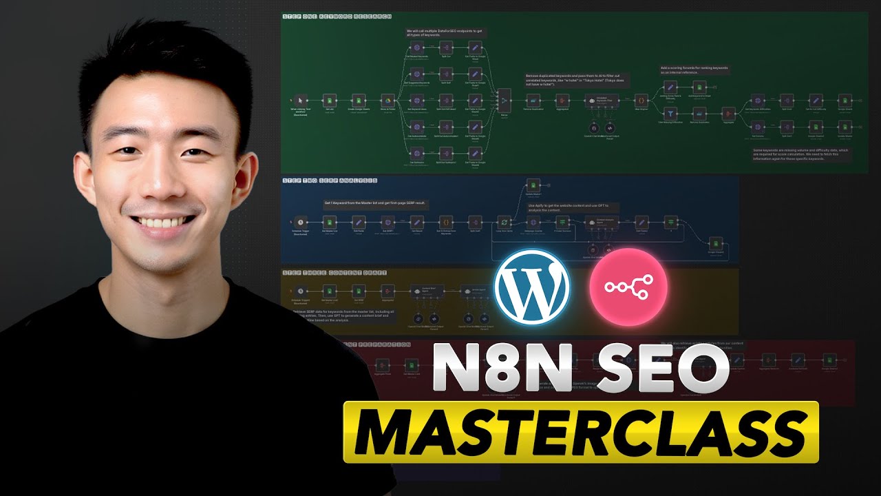 n8n SEO Masterclass: From Keywords Research To Auto-Publish To Wordpress (All On Autopilot)