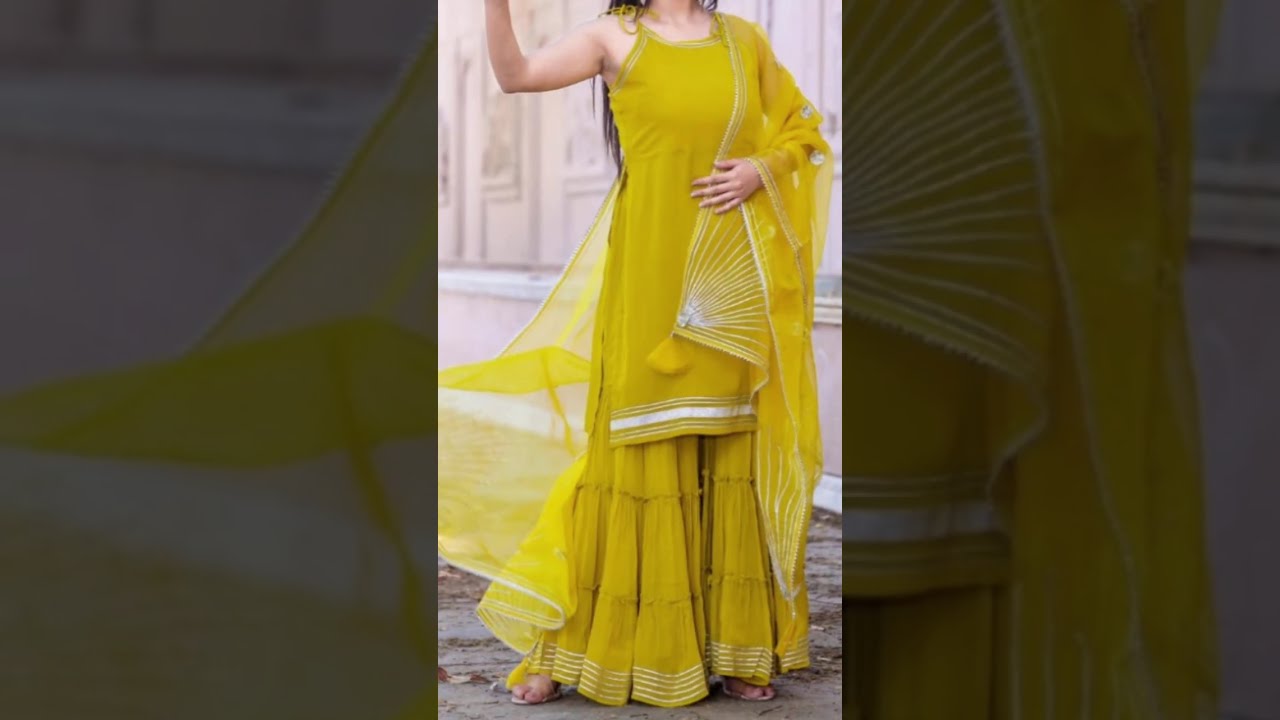 👗👌🥰Eid ke liye new Sharara design#jy #tailor #jytailor👗👍
