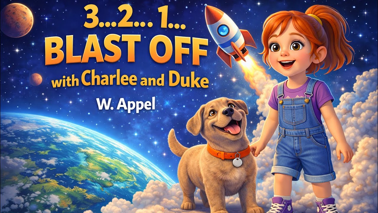 3…2…1… Blast Off With Charlee and Duke 🚀 | Kids Space Story Read Aloud | Learning & Imagination