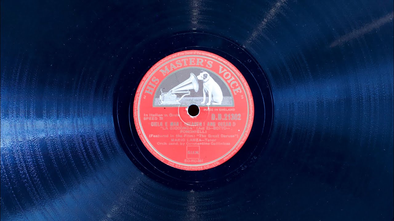 Cielo e mar! • Mario Lanza (EMG Mark Xb Oversize Gramophone)