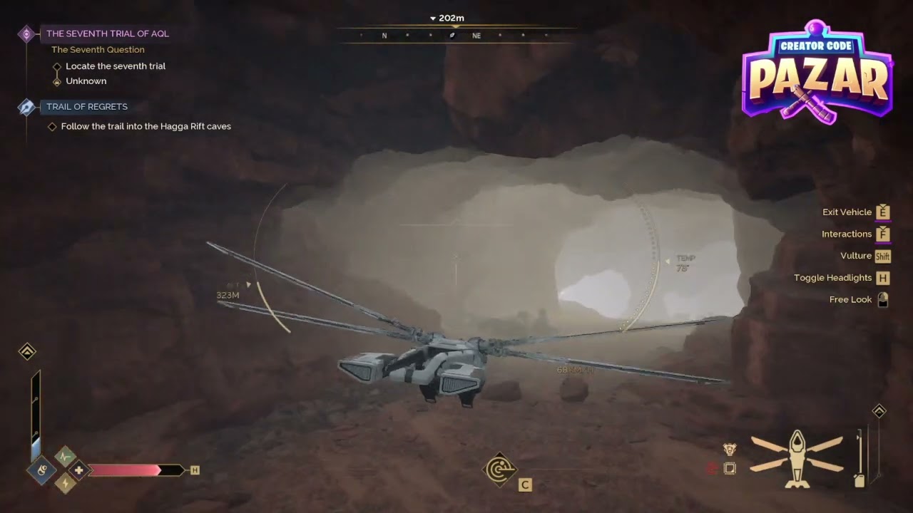 How to Follow the Trail Into the Hagga Rift Caves 