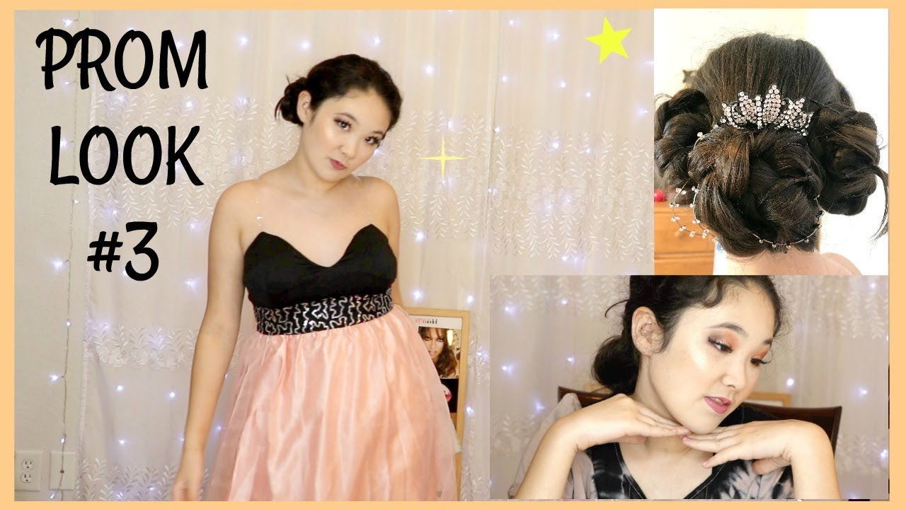 PROM MAKEUP & HAIR LOOK #3  **PROM DRESS FROM WISH**