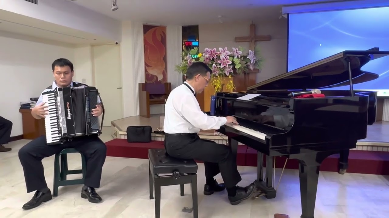 落葉時雨/手風琴演奏/廖庭澔老師