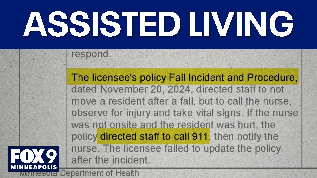 Bill would reform how assisted living facilities respond to emergencies, including falls