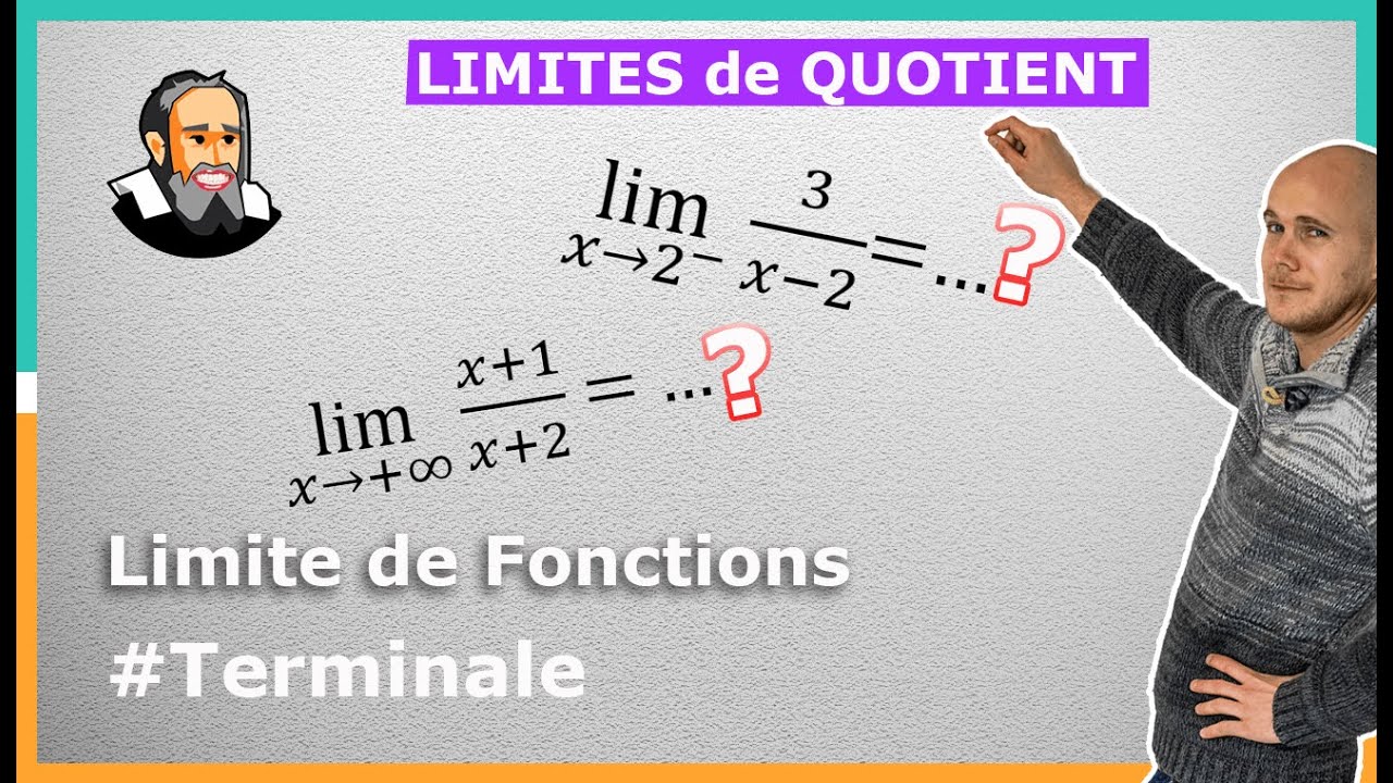 LIMITES de QUOTIENTS de FONCTIONS - Exercice Corrigé - Terminale