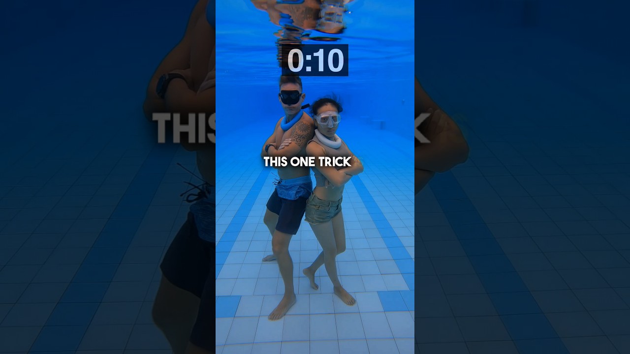 This one trick is GUARANTEED to hold your breath longer 💪💪