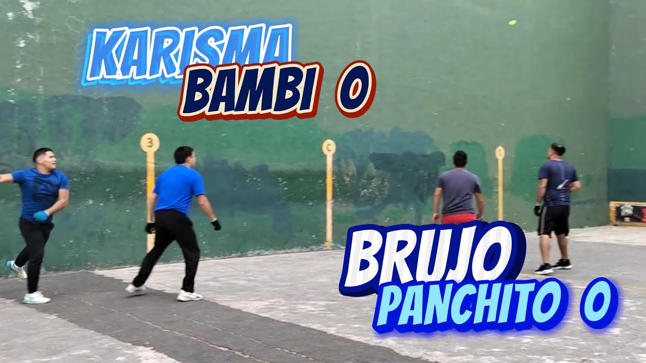 KARISMA Y BAMBI VS BRUJO Y PANCHITO pt. 1fronton moctezuma 