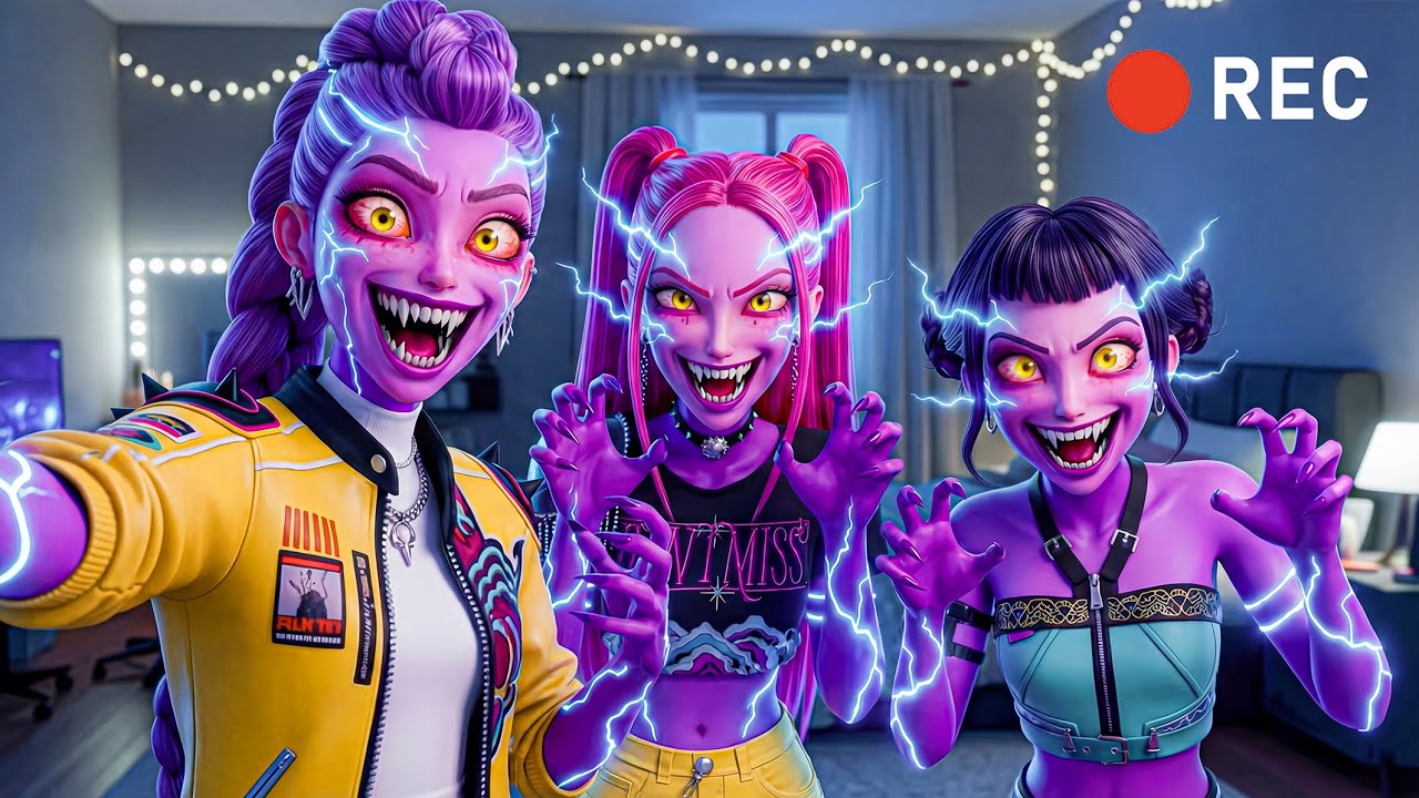RUMI, MIRA & ZOEY Turn Into DEMONS! 👿 KPop Demon Hunters Animation