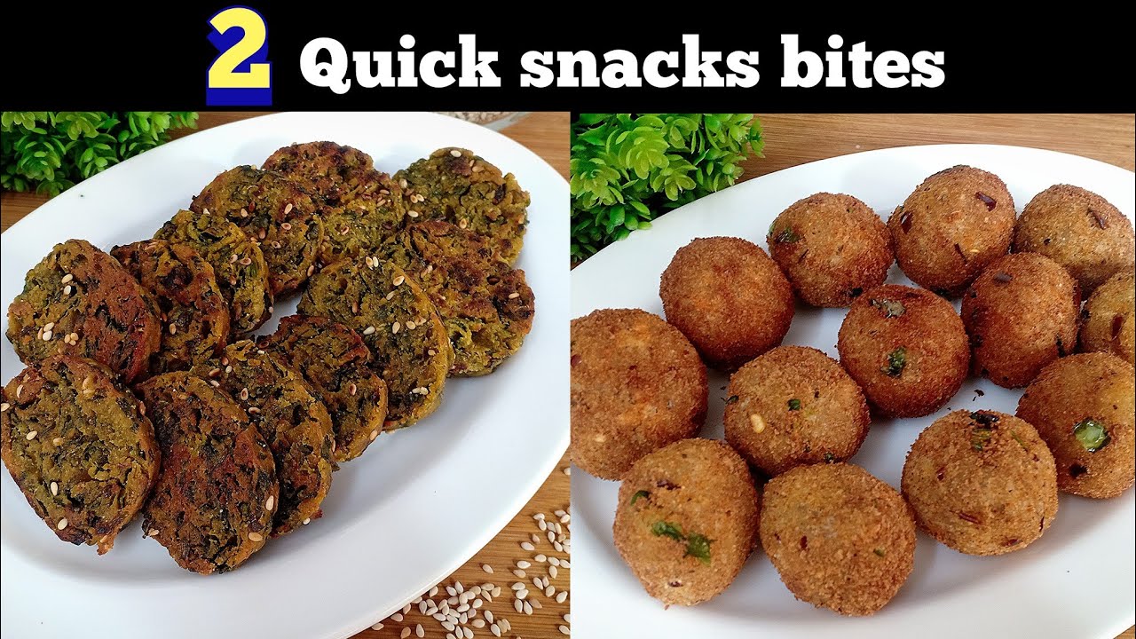 2 टेस्टी स्नैक्स | Quick & Easy Snacks Recipes | 2 Must-Try Crisp Party Finger Food Ideas | Snacks