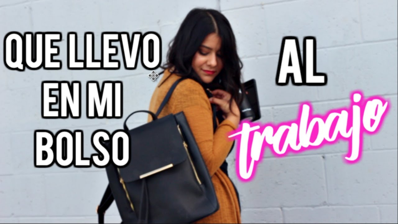 QUE LLEVO EN MI BOLSO DEL TRABAJO I MIS ESENCIALES PARA EL TRABAJO - KENIA O.