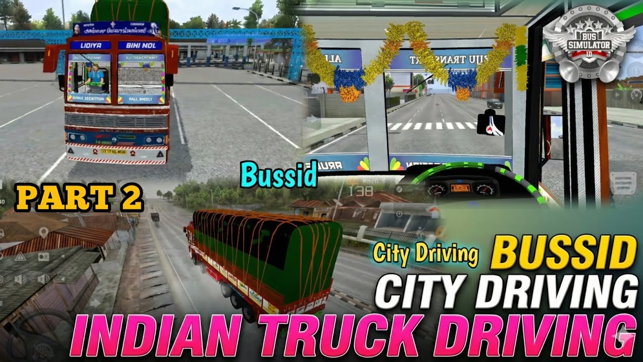 Bussid City Driving Indian Truck Driving Part 2 In Bus Simulator Indonesia 