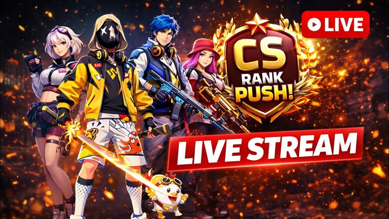 🔴Cs Rank Push Mini Kella ff is Live #csrankpush #cspushlive #cslive #minikellafflive #freefirelive