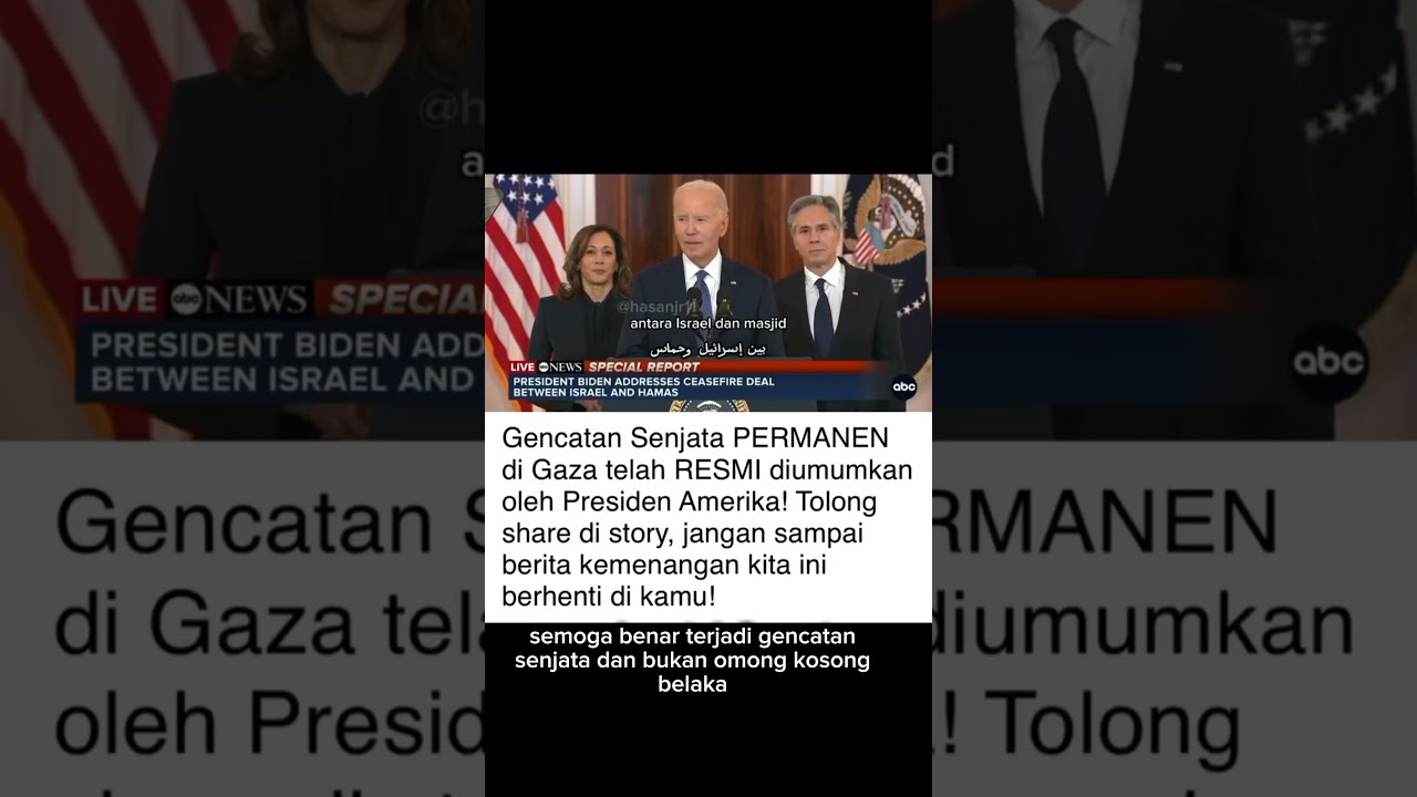 Kesepakatan gencatan senjata  #gencatansenjata #freepalestine #kemerdekaan #kebebasan #fypshorts