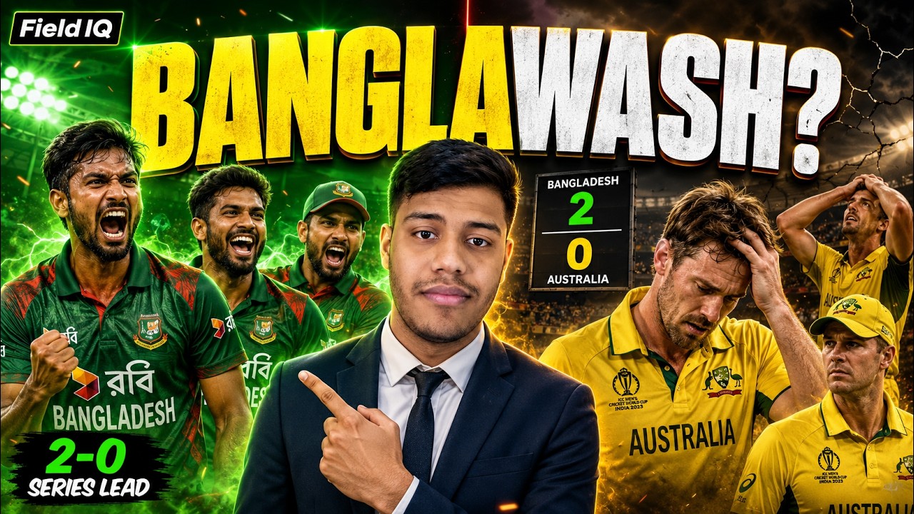 &ldquo;BANGLAWASH on the Cards? Bangladesh Aim 3-0 Whitewash vs Australia!&rdquo;
