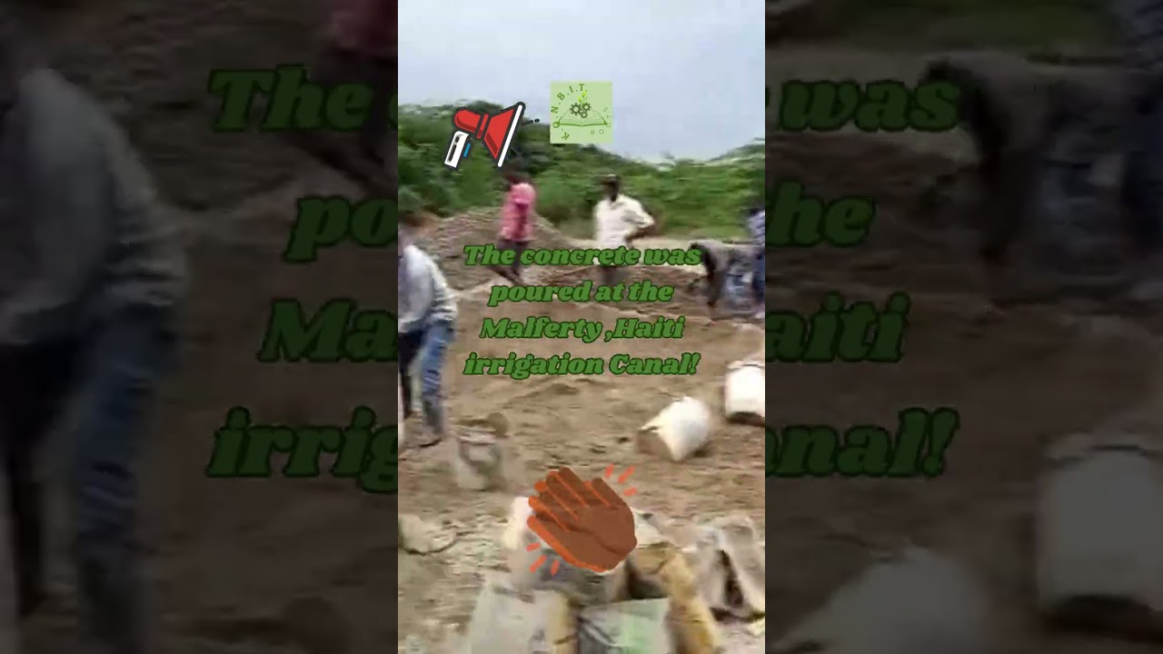 BETON KOULE SOU PASRÈL LA! Vivre agriculture! Vivre Haiti! #construction #haiti #kpr