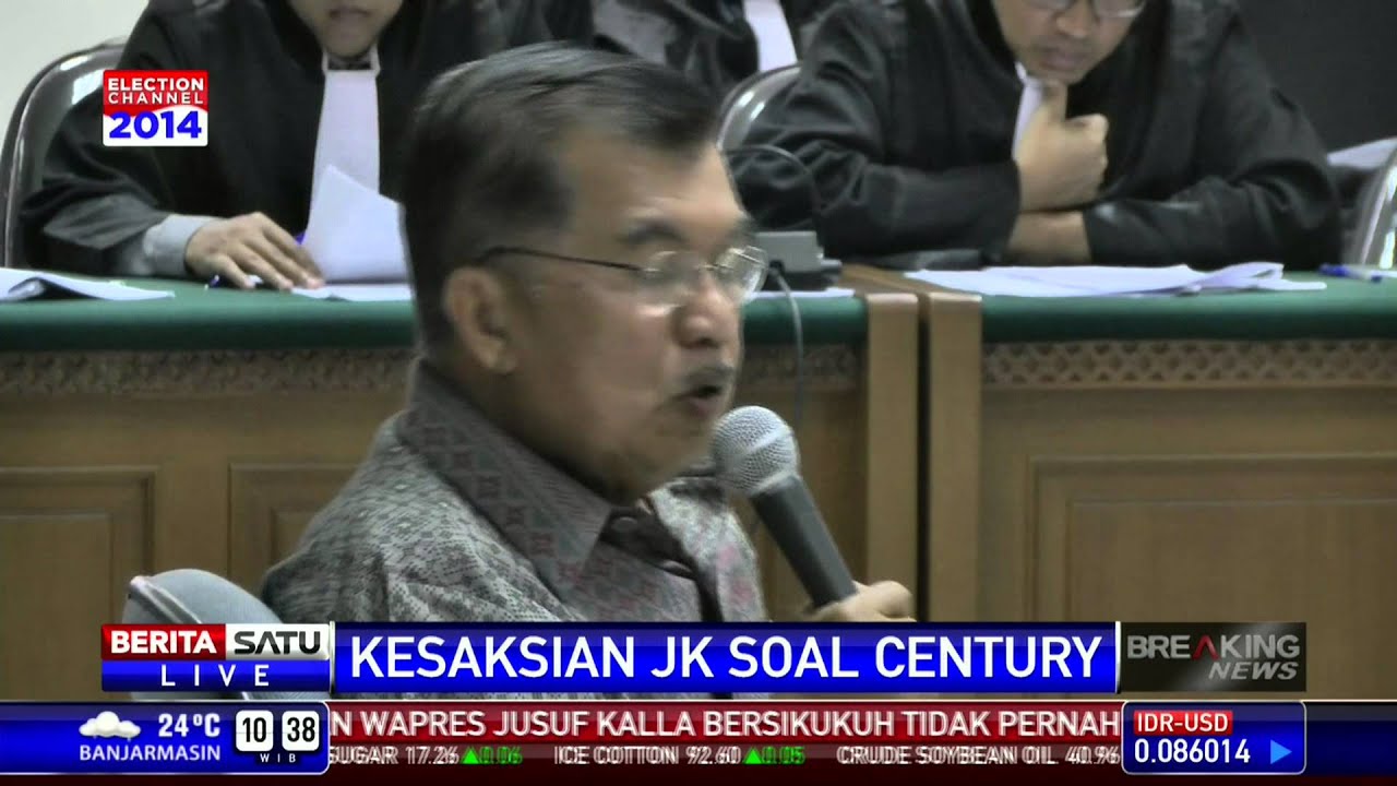 Breaking News #6 - JK Tolak Pengajuan Garansi Penuh Kasus Century