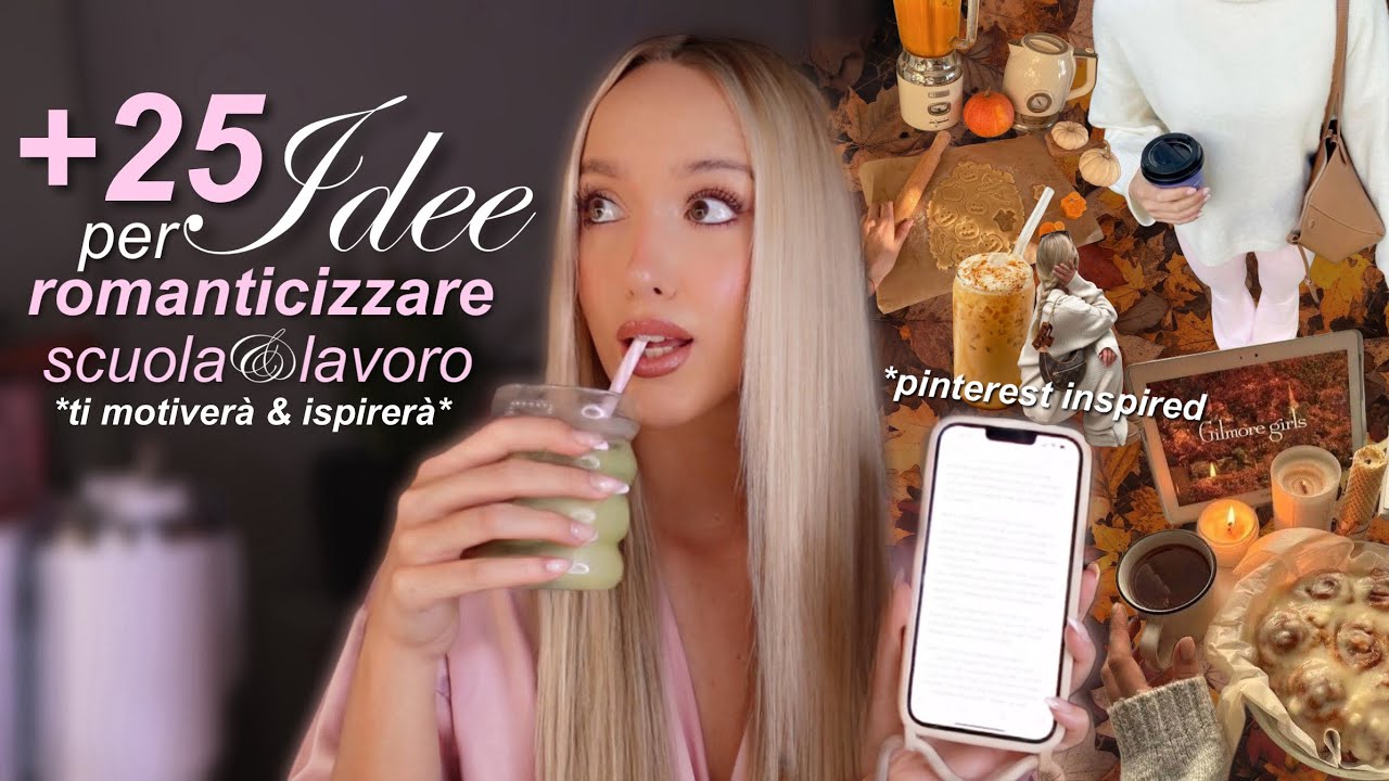 +25 idee su COME ROMANTICIZZARE SCUOLA E LAVORO *ti motiverà & ispirerà*