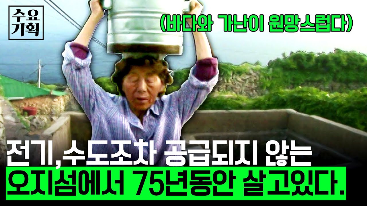 [수요기획] 아직 1960년대에 살고 있다. 전기, 수도조차 공급되지 않는 쇠락해 가는 마을의 역사를 견뎌내며 75년 동안 섬에서 살고 있는 할머니ㅣKBS 2005.08.10
