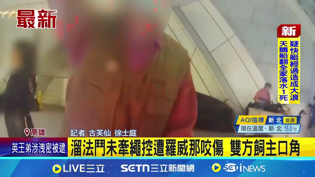 溜法鬥未牽繩控遭羅威那咬傷 雙方飼主口角｜三立新聞網 SETN.com