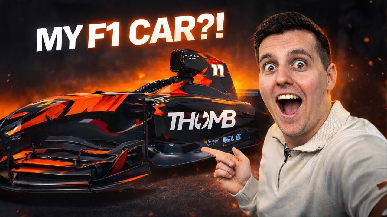 I Designed & Wrapped my own Formula 1 Car