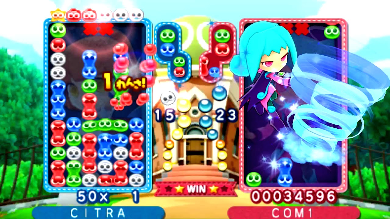 (ぷよぷよクロニクル) Puyo Puyo Chronicles - Arle vs Rafisol Fever Battle