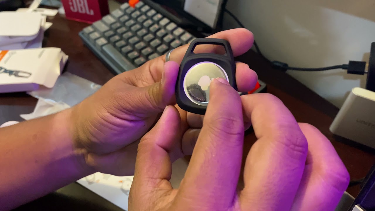 Apple AirTag l Spigen keychain AirTag holder unboxing l Nepal