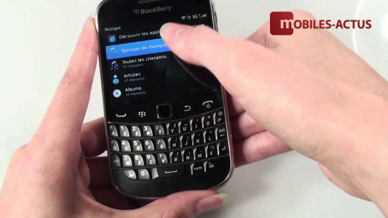 Blackberry Bold 9900 - Test, démonstration, prise en main