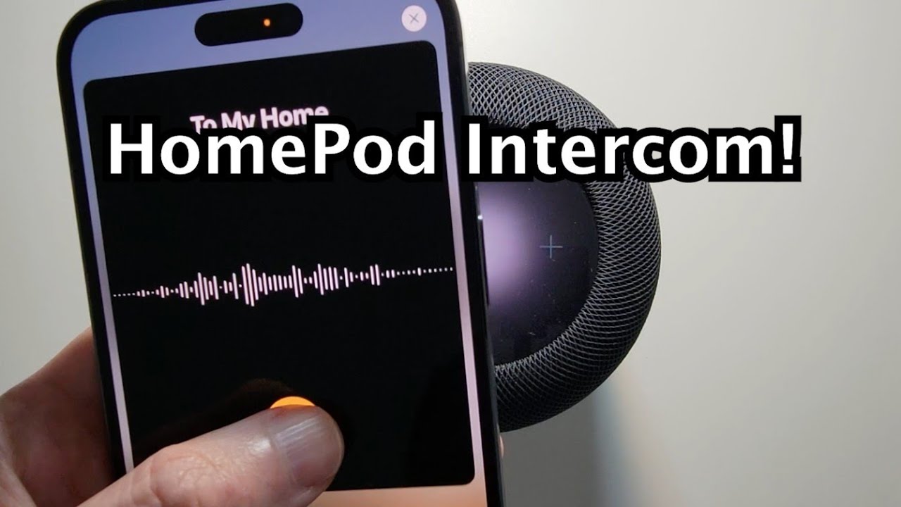 Как использовать Intercom на Apple HomePod!