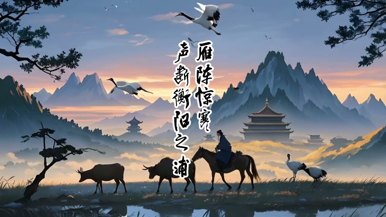 滕王阁序 #古风 #治愈
