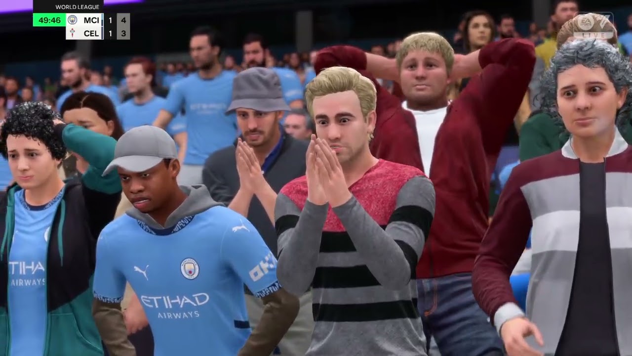 EA SPORTS FC 25 WORLD LEAGUE MANCHESTER CITY vs CELTA DE VIGO ROUND OF 64 SECOND LEG