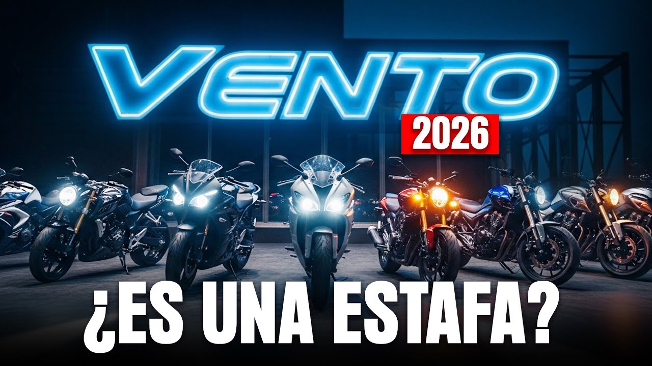 MOTOS VENTO 2026: &iexcl;TODOS los Nuevos Modelos Revelados! &iquest;Vale la Pena?