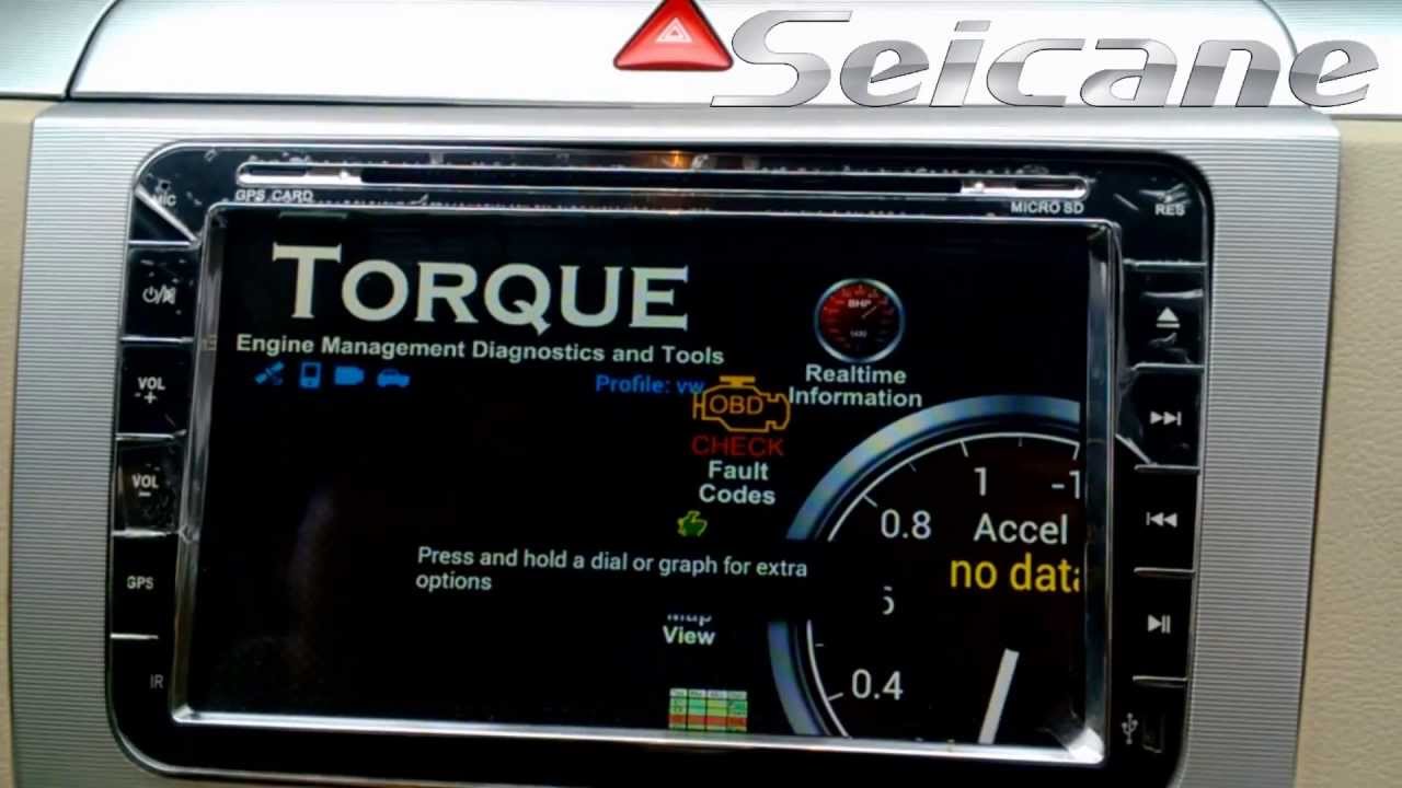 OBDII operation video for seicane car stereo sat nav system