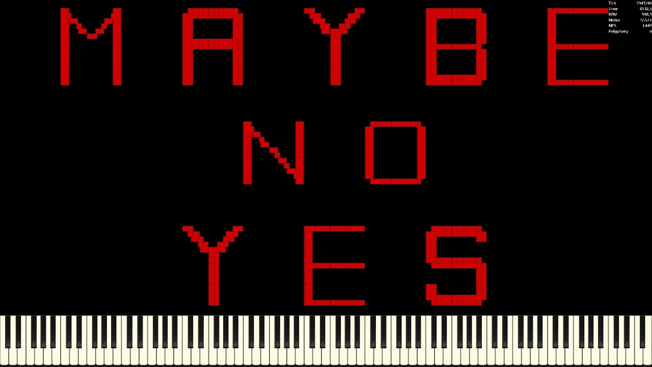 Ultralight MIDI Player. YesNoMaybe Nut (9,289,728 notes)