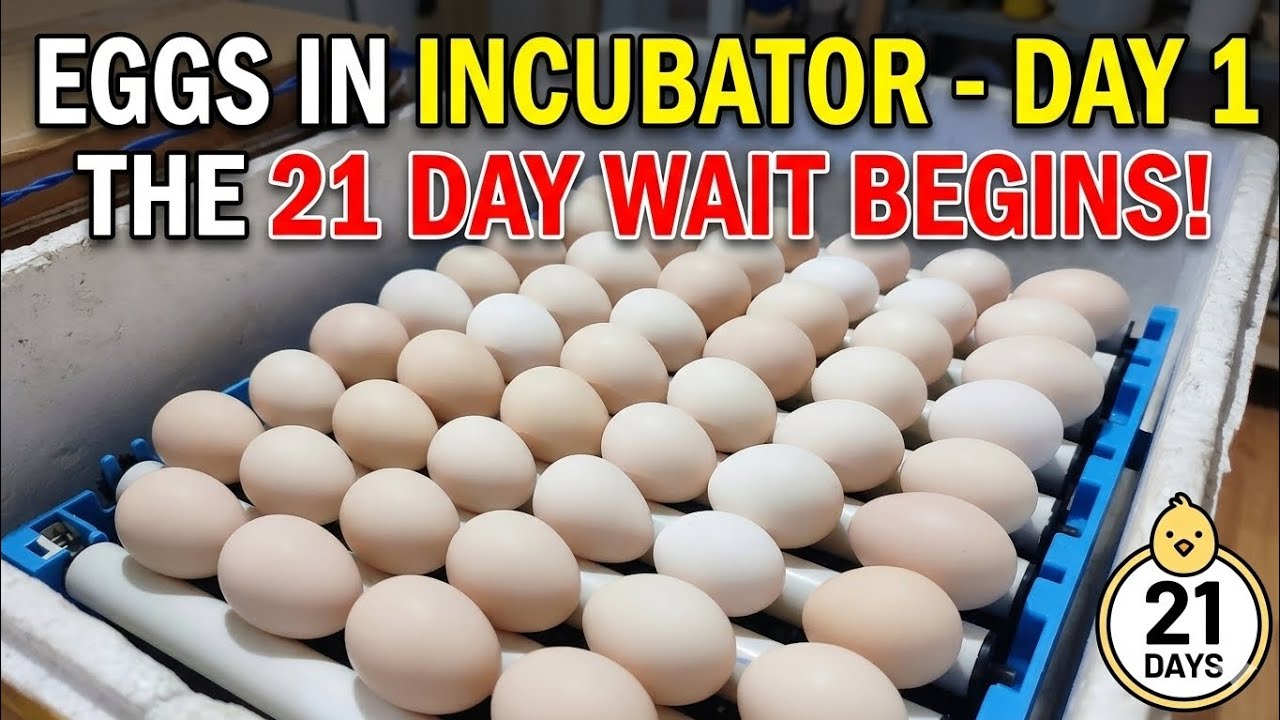 Wait for 21 day .... Inquabator day 1