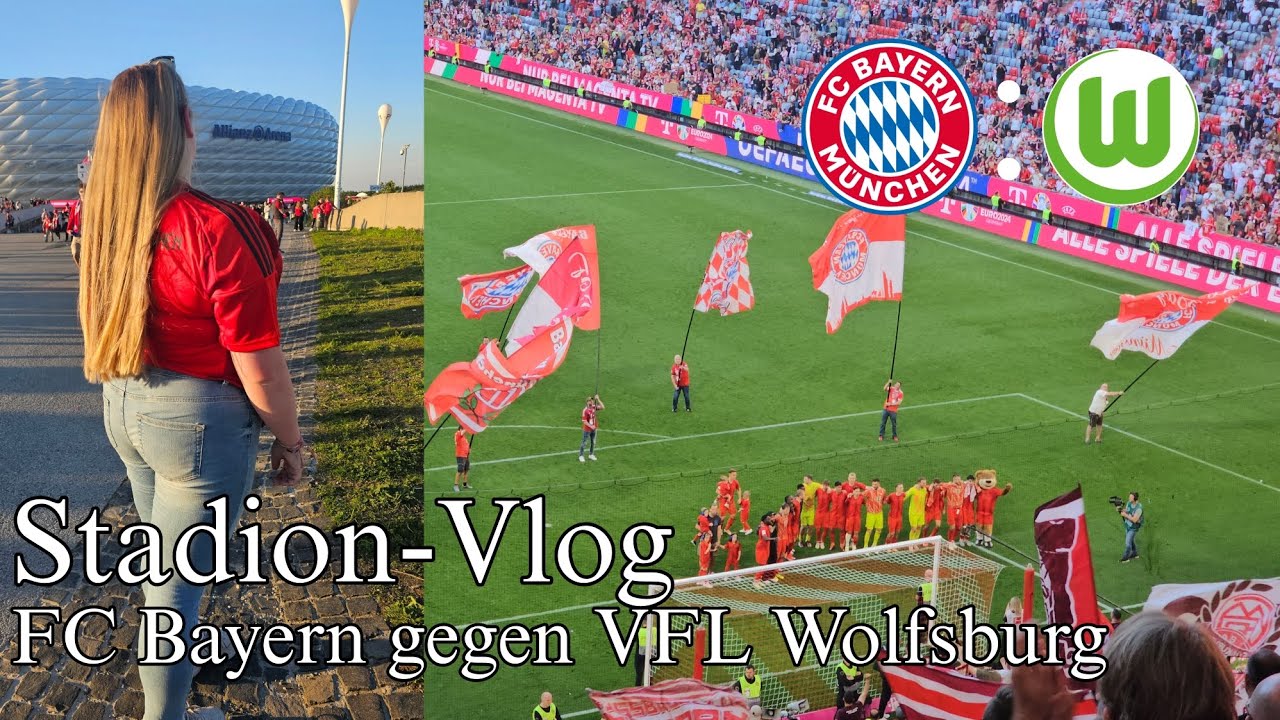 Letzter Heimsieg der Saison ❤️🤍 | 2 Spiele in 5 Stunden |Teil 2 |FC Bayern gegen VFL Wolfsburg ❤️🤍