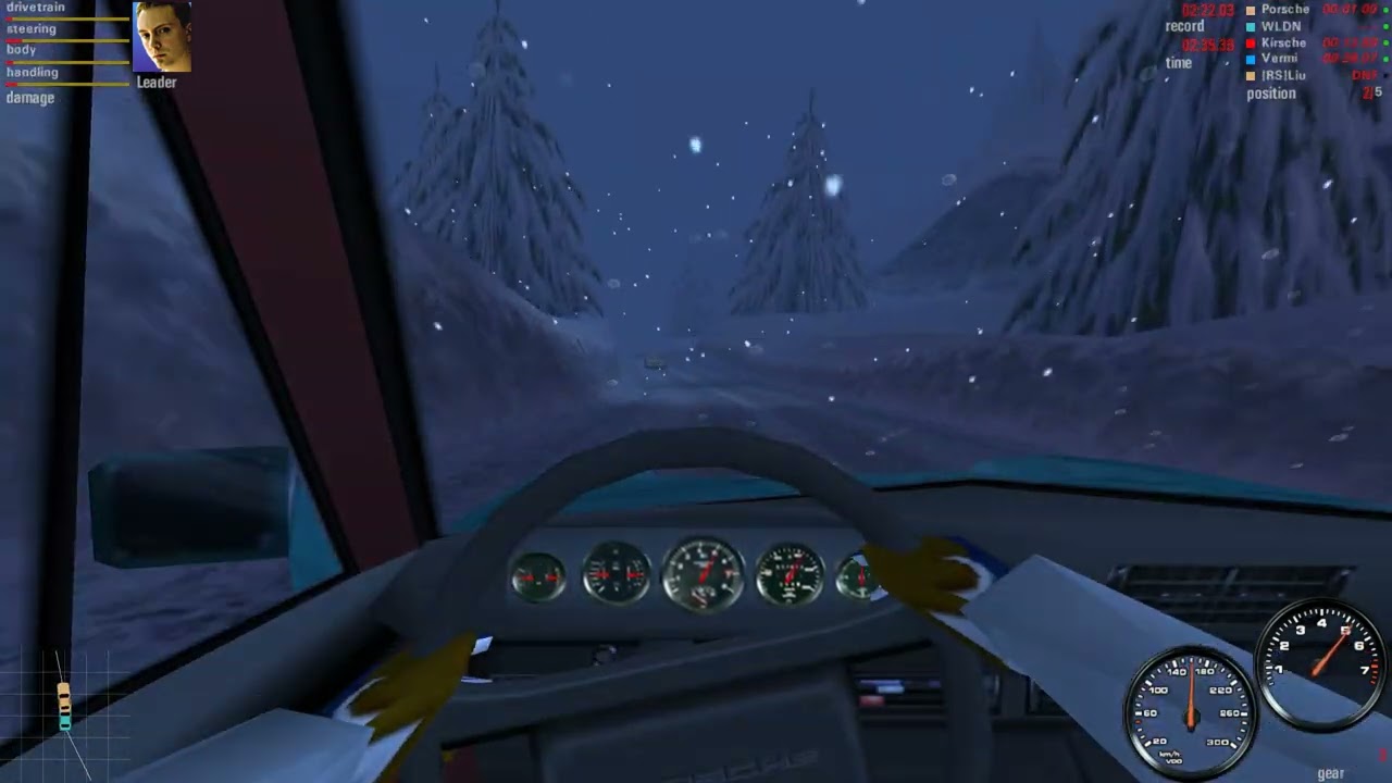 Multiplayer NFS Porsche Unleashed with Wheel - Alps (911 Turbo)